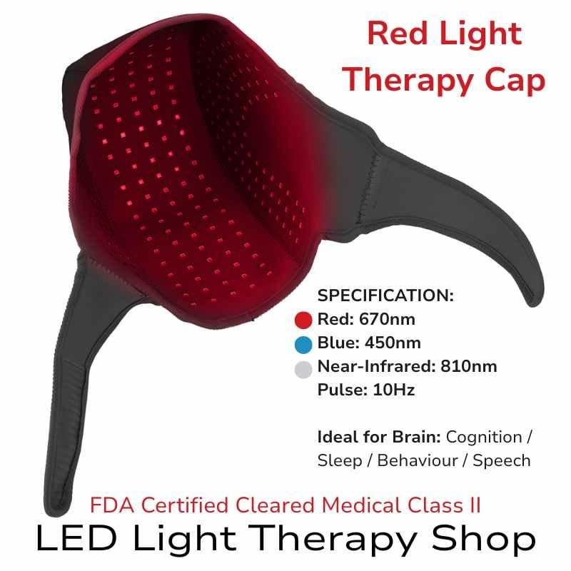 hair scalp and brain cap FDA-Hair-Scalp-and-Brain-blue-450nm-red-660nm-NIR-850nm-hair-scalp-brain-pain-relief www.LEDLightTherapyShop.com